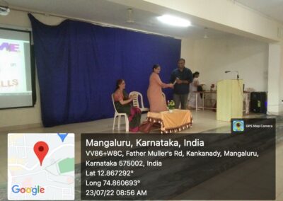 Workshop on mentoring skills at Father Muller College of Nursing