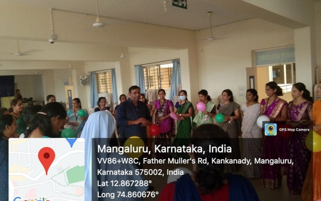 Workshop on mentoring skills at Father Muller College of Nursing