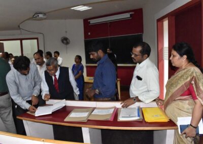 AAA team visits AIMIT Centre in preparation for NAAC