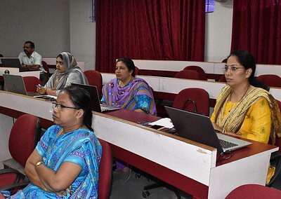 Day 2 of FDP with resource persons from NITK