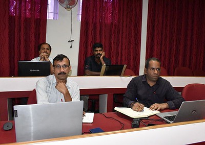 Day 2 of FDP with resource persons from NITK
