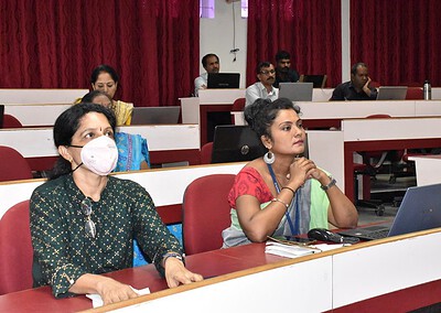 Day 2 of FDP with resource persons from NITK