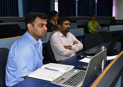 Day 2 of FDP with resource persons from NITK