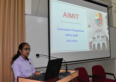 Non-teaching staff attend orientation programme