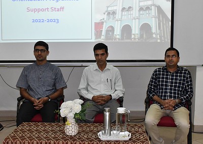 Support staff takes part in orientation programme