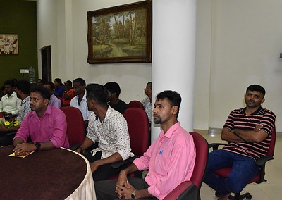 Support staff takes part in orientation programme