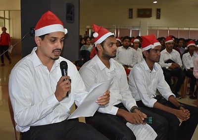 Christmas celebrations held; carols and Santa add to the cheer