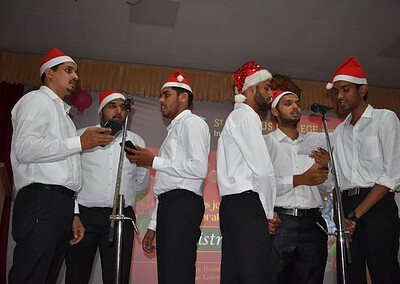 Christmas celebrations held; carols and Santa add to the cheer