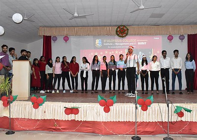 Christmas celebrations held; carols and Santa add to the cheer