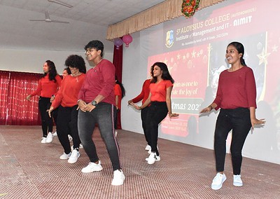 Christmas celebrations held; carols and Santa add to the cheer