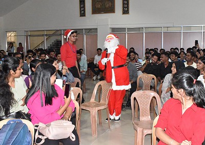 Christmas celebrations held; carols and Santa add to the cheer