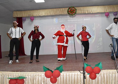 Christmas celebrations held; carols and Santa add to the cheer