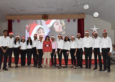 Christmas celebrations held; carols and Santa add to the cheer