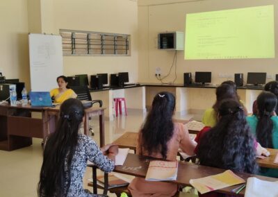 Dr Hemalatha conducts workshop at Govt Women Polytechnic College