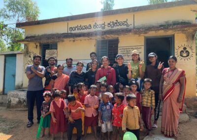 MBA students in Mundgod and Hangal for exposure programme