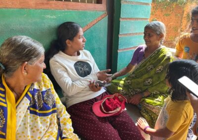 MBA students in Mundgod and Hangal for exposure programme