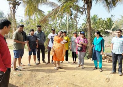 MBA students in Mundgod and Hangal for exposure programme