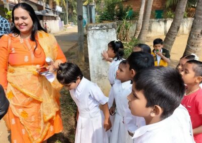 MBA students in Mundgod and Hangal for exposure programme