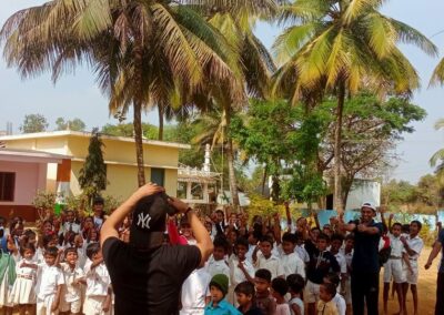 MBA students in Mundgod and Hangal for exposure programme