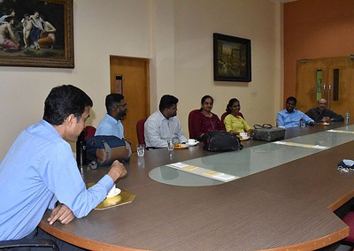 MResult staff interact with IT students