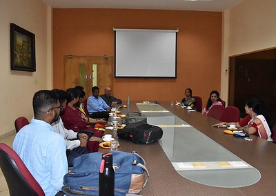 MResult staff interact with IT students
