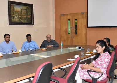 MResult staff interact with IT students