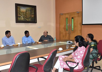 MResult staff interact with IT students