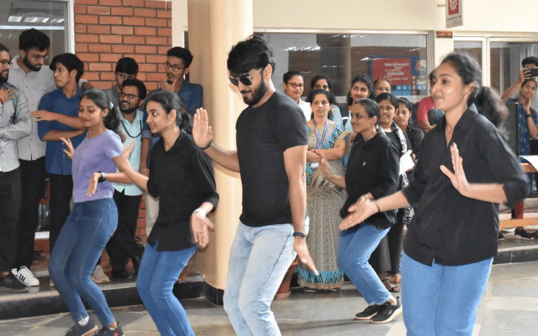 Infovision flash mob held