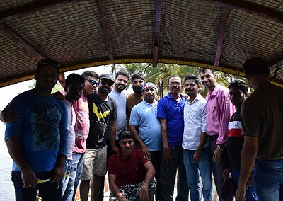 Non-teaching staff on a day’s picnic at King of Kings