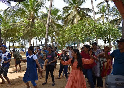 Non-teaching staff on a day’s picnic at King of Kings