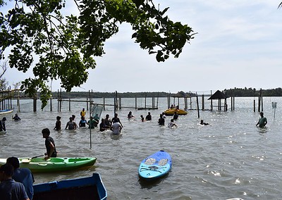 Non-teaching staff on a day’s picnic at King of Kings