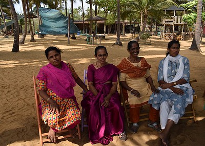 Non-teaching staff on a day’s picnic at King of Kings