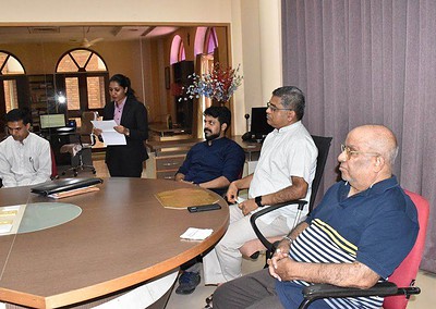 Dr (Fr) Kiran Coth takes charge as new Finance Officer