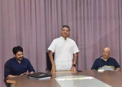 Dr (Fr) Kiran Coth takes charge as new Finance Officer