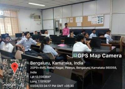 Srinivas BL resource person on cloud simulation at AIMS Institute