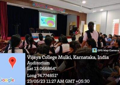 Anushree Raj resource person at Vijaya College