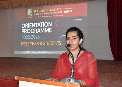 IT students take part in orientation programme