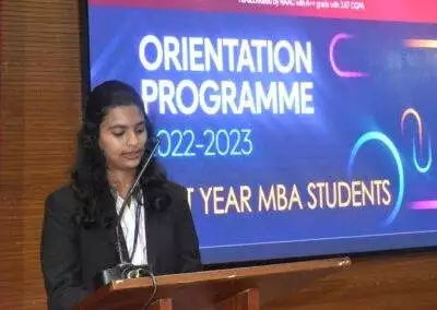 Orientation for MBA students
