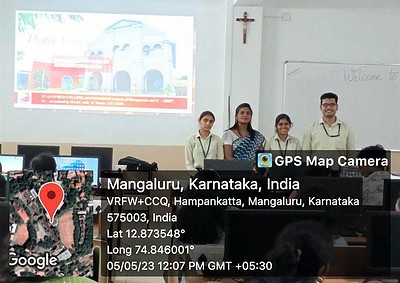Students attend hands on session in Bioinformatics