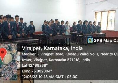 Srinivas BL resource person at St Anne’s, Virajpet