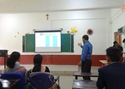 Srinivas BL resource person at St Anne’s, Virajpet