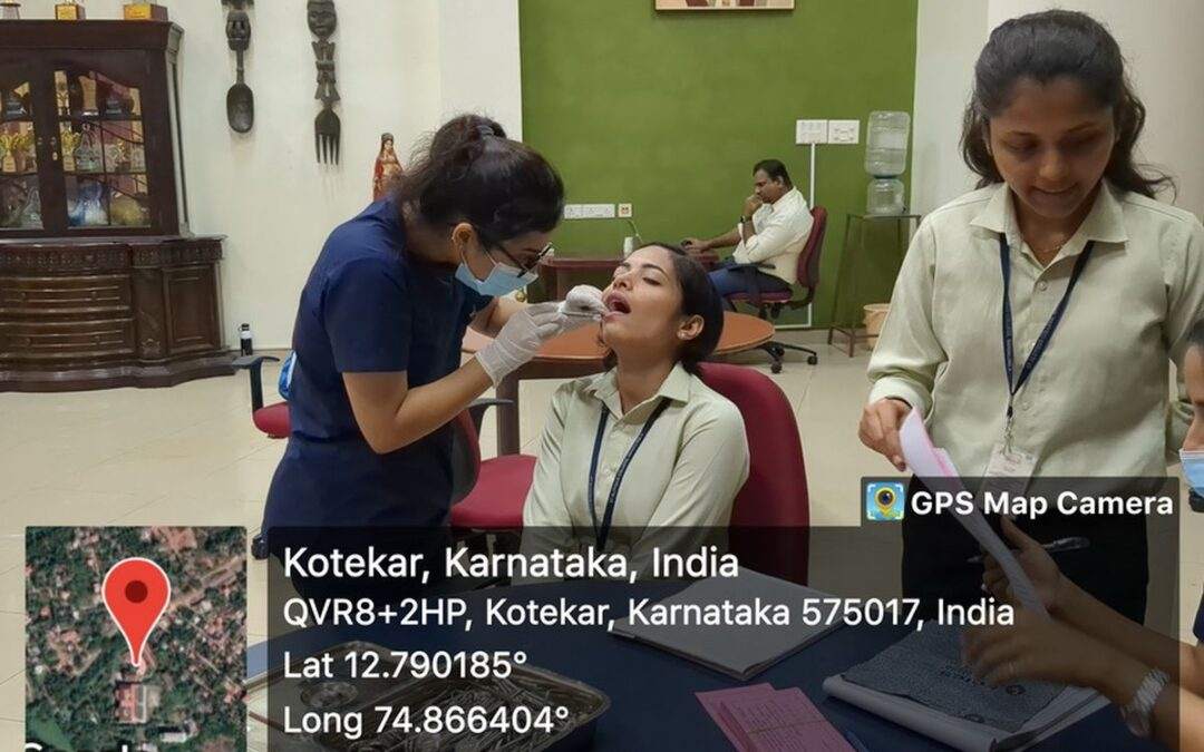 MCDS holds oral screening camp at AIMIT Centre