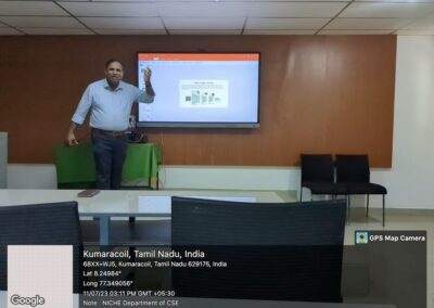 Dr Ruban delivers guest lecture on AI over healthcare