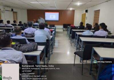 Dr Ruban delivers guest lecture on AI over healthcare