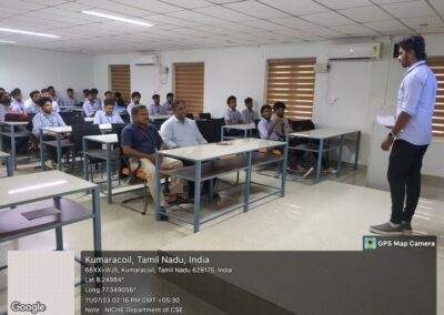 Dr Ruban delivers guest lecture on AI over healthcare