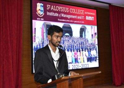 AIMIT Centre holds farewell for II MBA students