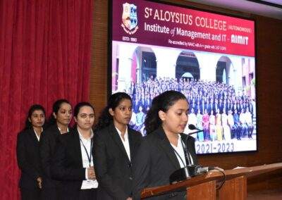 AIMIT Centre holds farewell for II MBA students