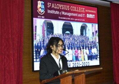 AIMIT Centre holds farewell for II MBA students