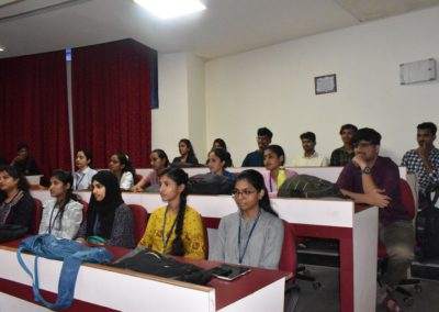 Niveus officials at MSc Soft Tech inauguration; interact with students