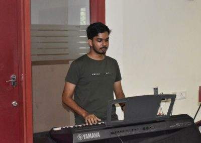 Niveus officials at MSc Soft Tech inauguration; interact with students